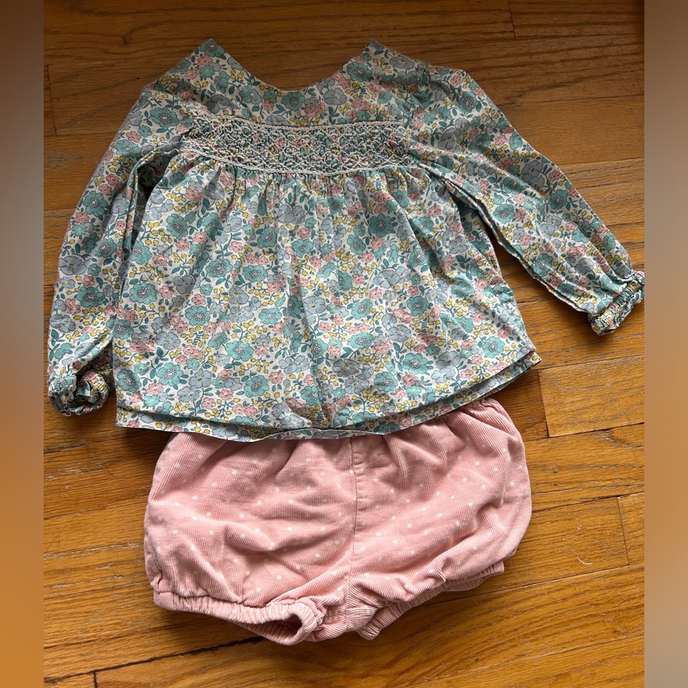 Baby Boden bloomer outfit